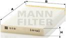 Mann-Filter CU 15 001 - Filtrs, Salona telpas gaiss ps1.lv