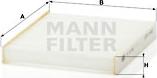 Mann-Filter CU 16 001 - Filtrs, Salona telpas gaiss ps1.lv