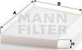 Mann-Filter CU 3461/1 - Filtrs, Salona telpas gaiss ps1.lv