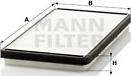 Mann-Filter CU 3478 - Filtrs, Salona telpas gaiss ps1.lv