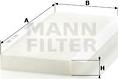 Mann-Filter CU 3554 - Filtrs, Salona telpas gaiss ps1.lv