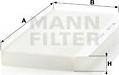 Mann-Filter CU 3567 - Filtrs, Salona telpas gaiss ps1.lv