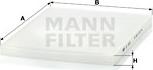 Mann-Filter CU 3059 - Filtrs, Salona telpas gaiss ps1.lv