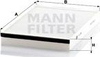 Mann-Filter CU 3054 - Filtrs, Salona telpas gaiss ps1.lv
