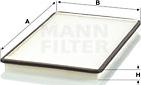 Mann-Filter CU 3032 - Filtrs, Salona telpas gaiss ps1.lv