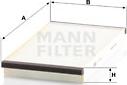 Mann-Filter CU 3020 - Filtrs, Salona telpas gaiss ps1.lv