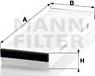 Mann-Filter CU 3023-2 - Filtrs, Salona telpas gaiss ps1.lv