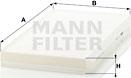 Mann-Filter CU 3139 - Filtrs, Salona telpas gaiss ps1.lv