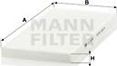 Mann-Filter CU 3138 - Filtrs, Salona telpas gaiss ps1.lv