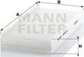 Mann-Filter CU 3847 - Filtrs, Salona telpas gaiss ps1.lv