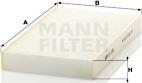 Mann-Filter CU 2951 - Filtrs, Salona telpas gaiss ps1.lv