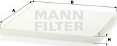 Mann-Filter CU 29 001 - Filtrs, Salona telpas gaiss ps1.lv