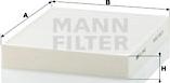 Mann-Filter CU 2442 - Filtrs, Salona telpas gaiss ps1.lv