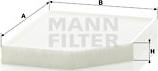 Mann-Filter CU 2450 - Filtrs, Salona telpas gaiss ps1.lv