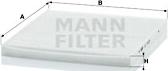 Mann-Filter CU 2435 - Filtrs, Salona telpas gaiss ps1.lv