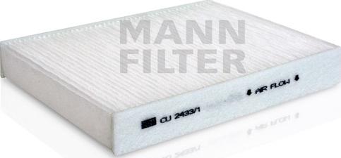 Mann-Filter CU 2433/1 - Filtrs, Salona telpas gaiss ps1.lv