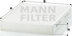 Mann-Filter CU 2433 - Filtrs, Salona telpas gaiss ps1.lv