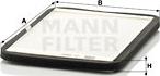 Mann-Filter CU 2424 - Filtrs, Salona telpas gaiss ps1.lv