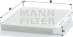 Mann-Filter CU 2422 - Filtrs, Salona telpas gaiss ps1.lv