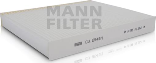 Mann-Filter CU 2545/1 - Filtrs, Salona telpas gaiss ps1.lv