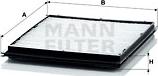 Mann-Filter CU 2516 - Filtrs, Salona telpas gaiss ps1.lv