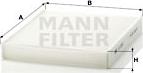 Mann-Filter CU 2533-2 - Filtrs, Salona telpas gaiss ps1.lv