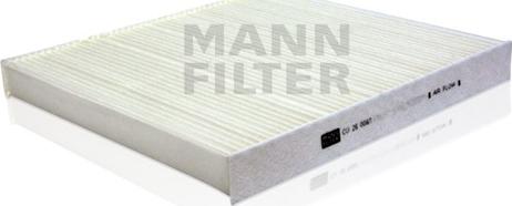 Mann-Filter CU 26 009/1 - Filtrs, Salona telpas gaiss ps1.lv