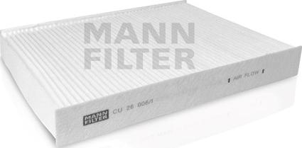 Mann-Filter CU 26 006/1 - Filtrs, Salona telpas gaiss ps1.lv