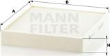 Mann-Filter CU 26 010 - Filtrs, Salona telpas gaiss ps1.lv