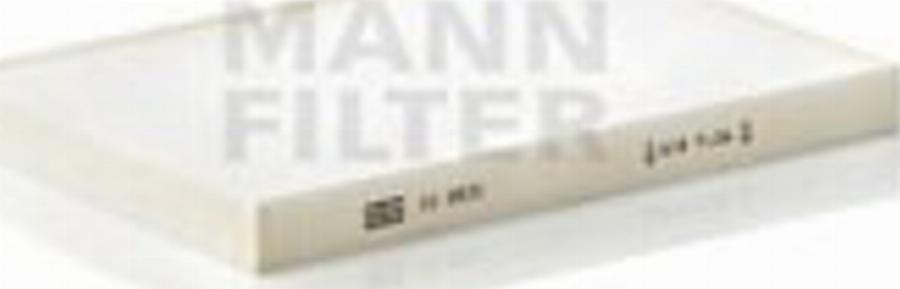 Mann-Filter CU 2631 - Filtrs, Salona telpas gaiss ps1.lv