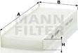 Mann-Filter CU 2623 - Filtrs, Salona telpas gaiss ps1.lv