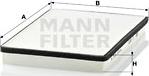 Mann-Filter CU 2672 - Filtrs, Salona telpas gaiss ps1.lv