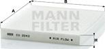 Mann-Filter CU 2043 - Filtrs, Salona telpas gaiss ps1.lv