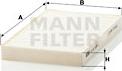 Mann-Filter CU 20 005-2 - Filtrs, Salona telpas gaiss ps1.lv