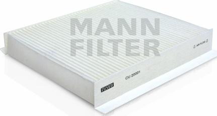 Mann-Filter CU 20 001 - Filtrs, Salona telpas gaiss ps1.lv