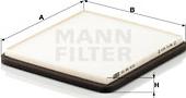 Mann-Filter CU 20 010 - Filtrs, Salona telpas gaiss ps1.lv