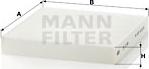 Mann-Filter CU 2149 - Filtrs, Salona telpas gaiss ps1.lv