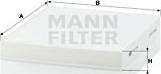 Mann-Filter CU 2141 - Filtrs, Salona telpas gaiss ps1.lv