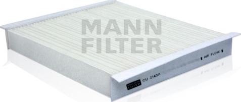 Mann-Filter CU 2143/1 - Filtrs, Salona telpas gaiss ps1.lv