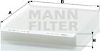 Mann-Filter CU 2143 - Filtrs, Salona telpas gaiss ps1.lv