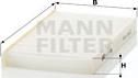 Mann-Filter CU 21 005-2 - Filtrs, Salona telpas gaiss ps1.lv