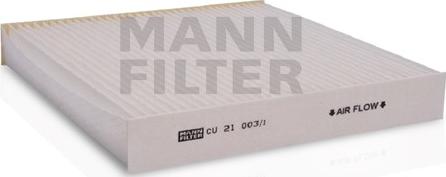 Mann-Filter CU 21 003/1 - Filtrs, Salona telpas gaiss ps1.lv