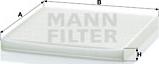Mann-Filter CU 2131 - Filtrs, Salona telpas gaiss ps1.lv