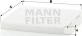 Mann-Filter CU 2132 - Filtrs, Salona telpas gaiss ps1.lv