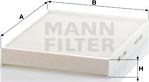 Mann-Filter CU 2842 - Filtrs, Salona telpas gaiss ps1.lv