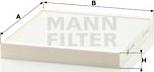 Mann-Filter CU 2349 - Filtrs, Salona telpas gaiss ps1.lv