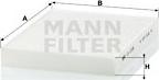 Mann-Filter CU 2335 - Filtrs, Salona telpas gaiss ps1.lv