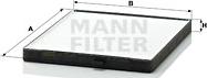 Mann-Filter CU 2330 - Filtrs, Salona telpas gaiss ps1.lv