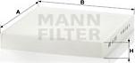 Mann-Filter CU 2253 - Filtrs, Salona telpas gaiss ps1.lv