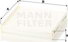 Mann-Filter CU 22 011 - Filtrs, Salona telpas gaiss ps1.lv